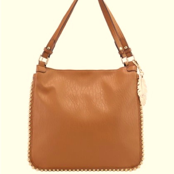 Jessica Simpson | Cognac Camille Four-Poster Shoulder Bag